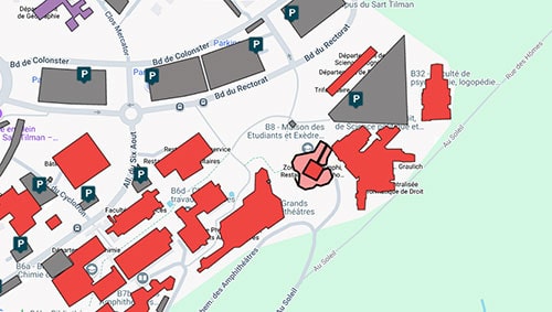 Plan maison de étudiant et exedre dick annegarn